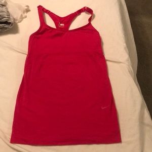 Nike racerback top for fitdry for running
